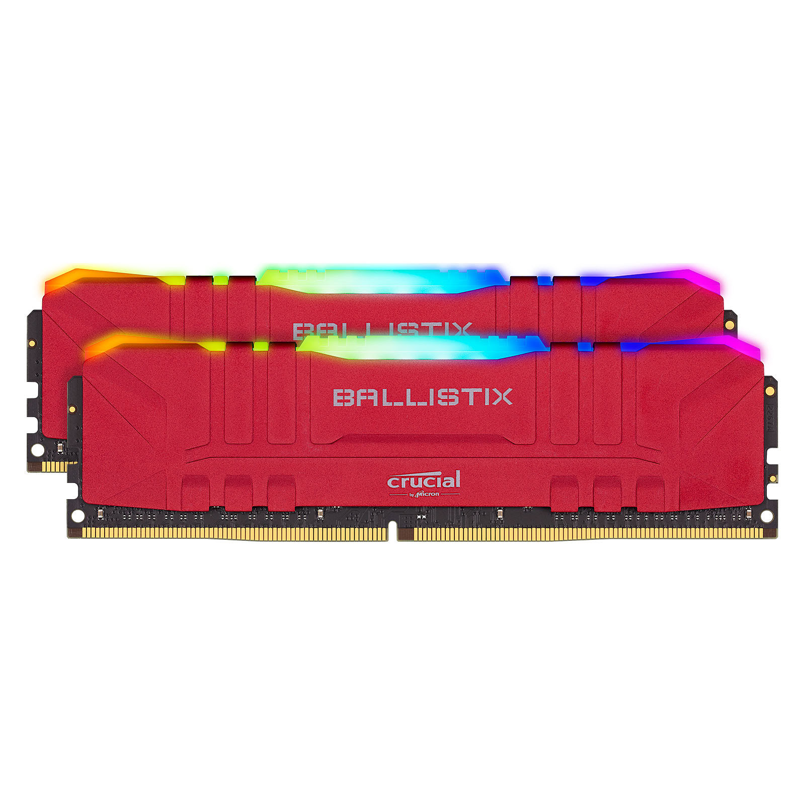 Ballistix Red RGB 16Go (2x8Go) DDR4 3200MHz - Mémoire PC Ballistix sur Cybertek.fr - 0