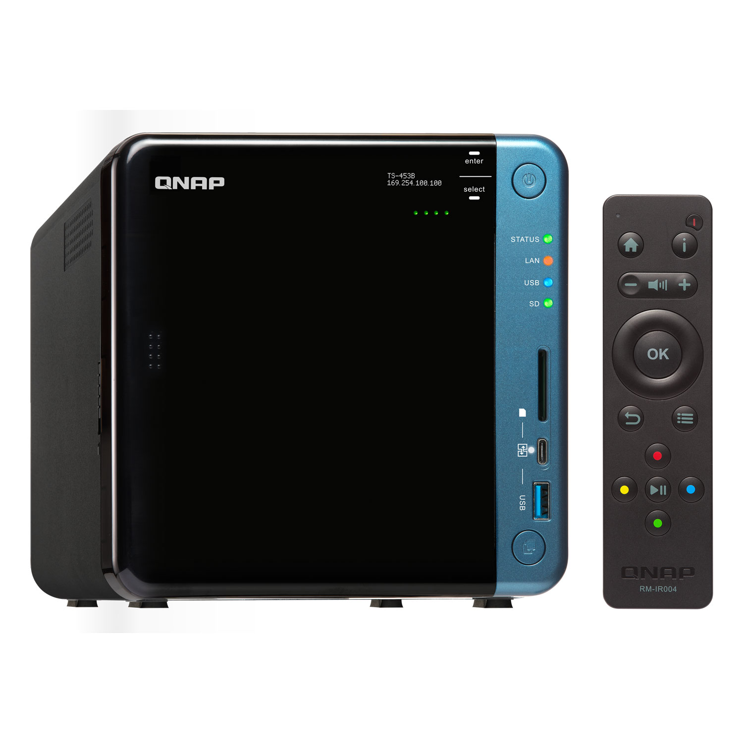 Qnap TS-453B-8G - 4 HDD - Serveur NAS Qnap - Cybertek.fr - 4