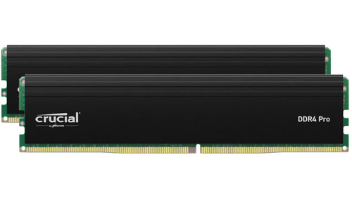 image produit Crucial Pro DRAM Noir 32Go (2x16Go) DDR4 3200MHz Cybertek