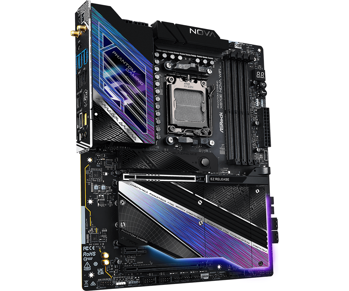 ASRock X870E NOVA WIFI ATX  - Carte mère ASRock - Cybertek.fr - 2