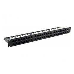 image produit  Panneau 1U 19" 48 ports CAT6 UTP Cybertek