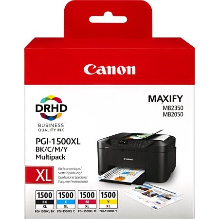 Imprimante multifonction Canon MAXIFY MB2750 Noir+Cartouches BK,C,M,Y PGI-1500XL - 3