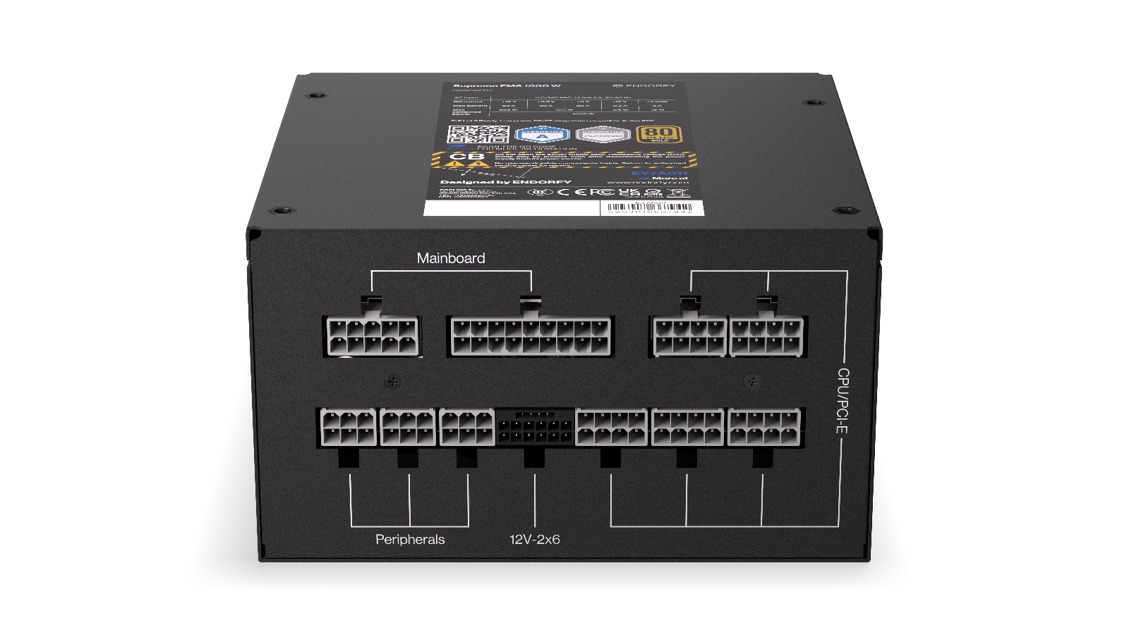 ENDORFY  80+ Gold (1000W) - Alimentation ENDORFY  - Cybertek.fr - 7