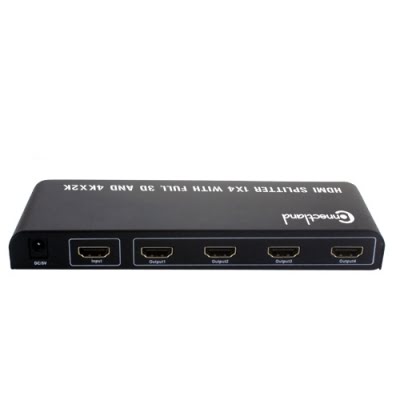 Splitter HDMI 4K - 4 écrans simultanés -  Connectland - 0