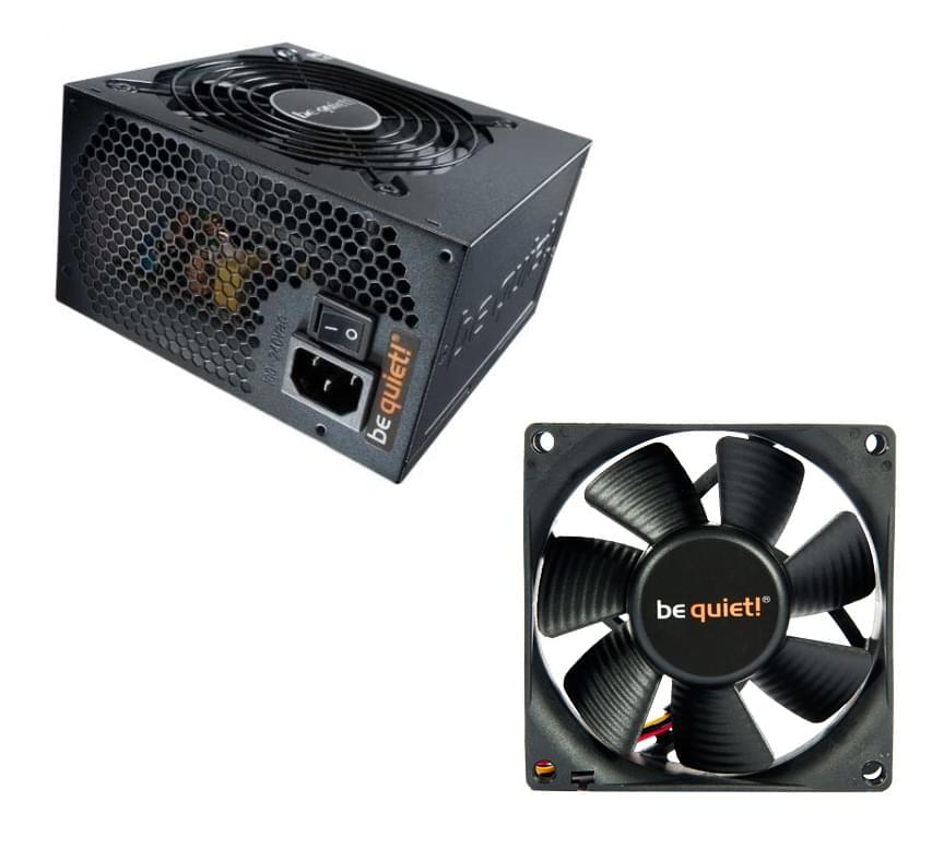 be quiet! Pack ATX 530W Pure + SilentWings120mm BQT T12025 (bundle BQUIET) - Achat / Vente Alimentation sur Cybertek.fr - 0
