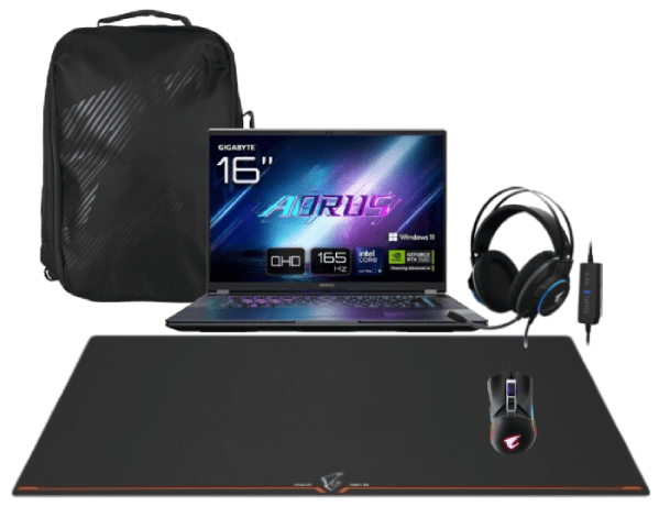 PC portable Gigabyte Elite - 16" QHD 165Hz U9 275HX RTX 5070 32Go 2To W11P + Accessoires Cybertek
