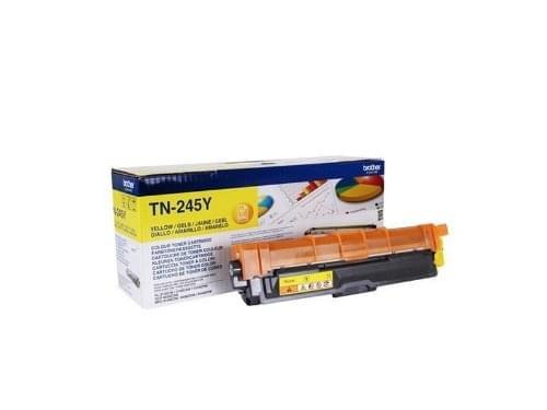 Toner Jaune TN245Y 2200p-Seconde Vie-Très Bon Etat pour imprimante Laser Brother - 0