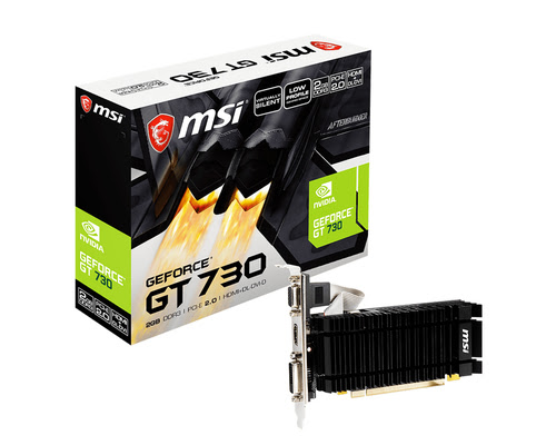 image produit MSI GeForce GT 730 N730K-2GD3H/LPV1 Cybertek