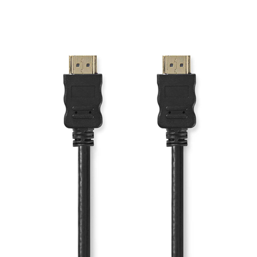 Câble HDMI 4K@30Hz Highspeed mâle/mâle - 1,5m Noir  - 0