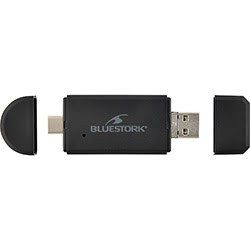 Bluestork Carte SD et Micro SD - USB A / USB C / Micro USB