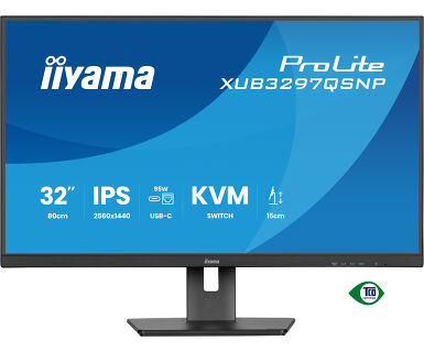 Iiyama 32 pouces  XUB3297QSNP-B1 - Ecran PC Iiyama - Cybertek.fr - 1
