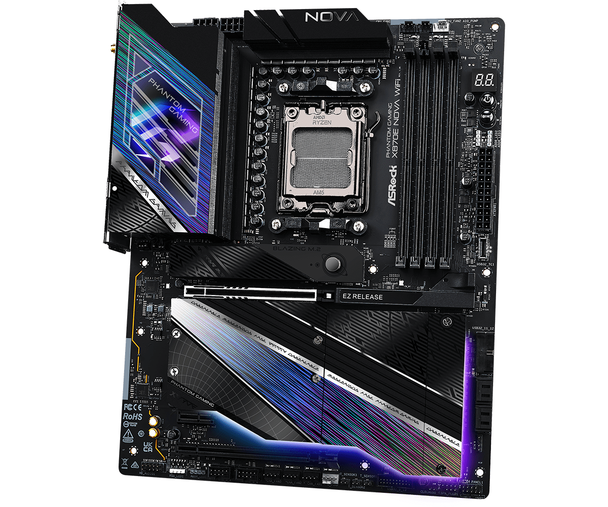 ASRock X870E NOVA WIFI ATX  - Carte mère ASRock - Cybertek.fr - 3
