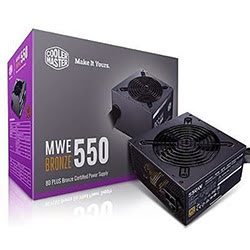 image produit Cooler Master ATX 550W 80+ Bronze - MWE V2 - MPE-5501-ACABW-BEU Cybertek