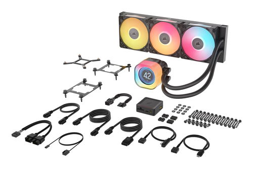 Corsair iCUE LINK TITAN - 360 RX LCD AIO/360mm - Noir - Watercooling - 3
