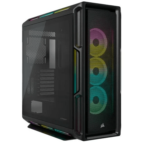 Corsair iCUE 5000T RGB Tempered Black Transparent - Boîtier PC - 0