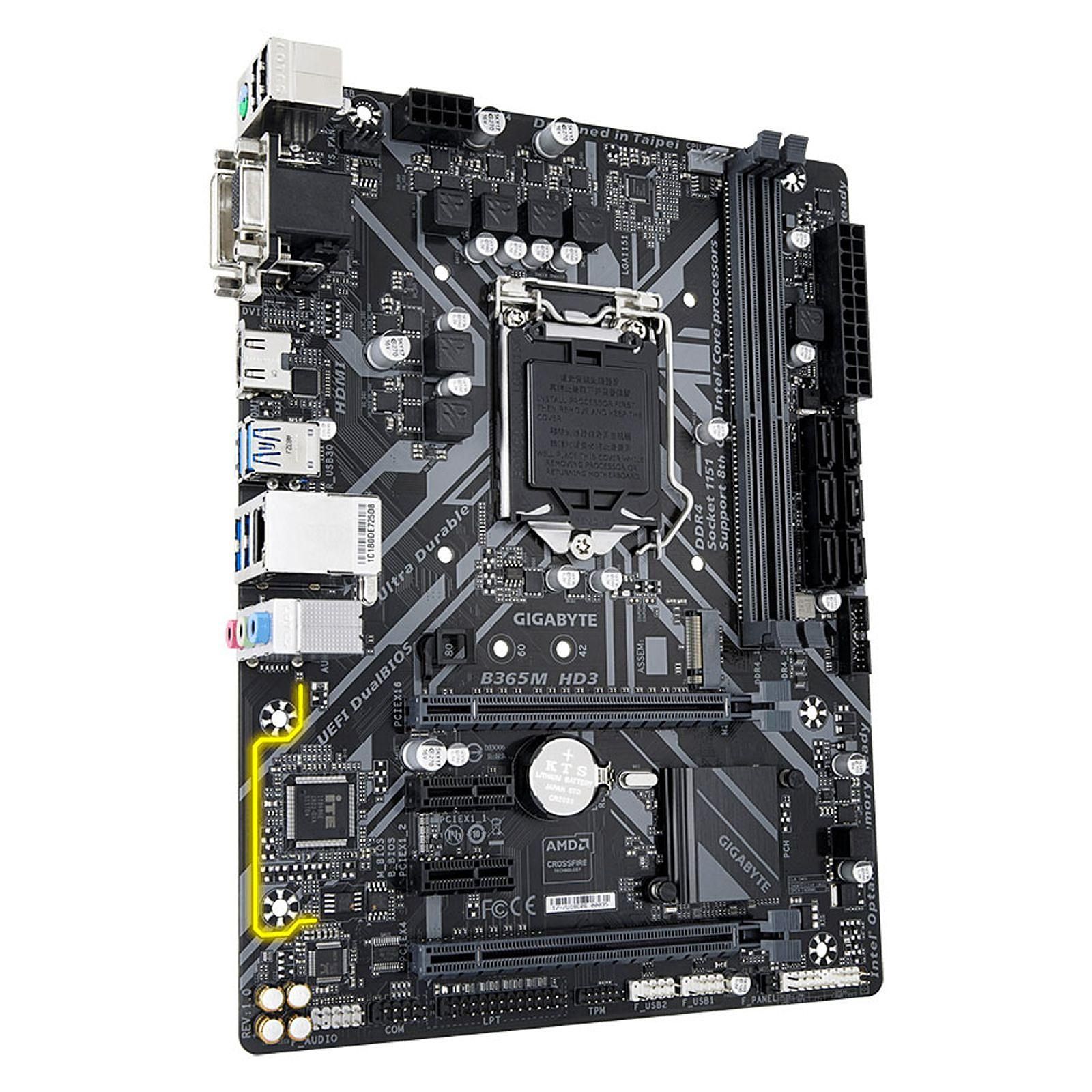 Gigabyte B365 HD3 ATX DDR4 Carte mère Gigabyte Cybertek.fr