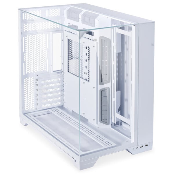 Lian-Li O11 Vision Mid-Tower/ verre trempé Blanc - Boîtier PC - 1