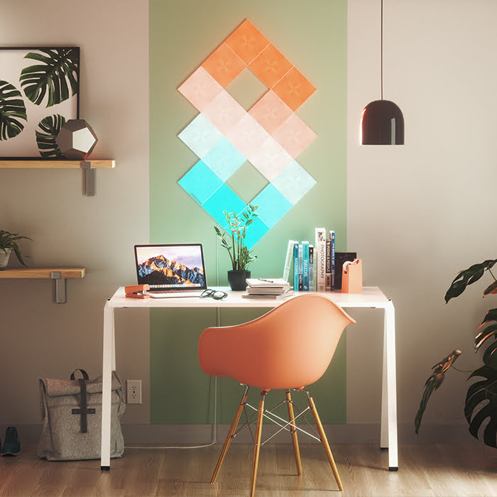 Nanoleaf Canvas Starter Kit - 17 pièces (NL29-0010SW-17PK) - Achat / Vente Objet connecté / Domotique sur Cybertek.fr - 2