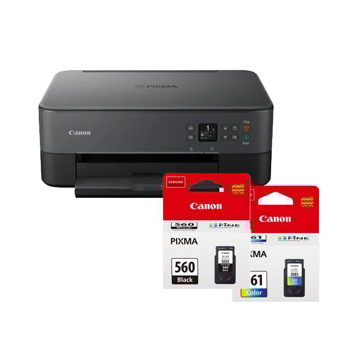 Imprimante multifonction Canon Pack TS5350A + Cartouches noire et couleurs - 0