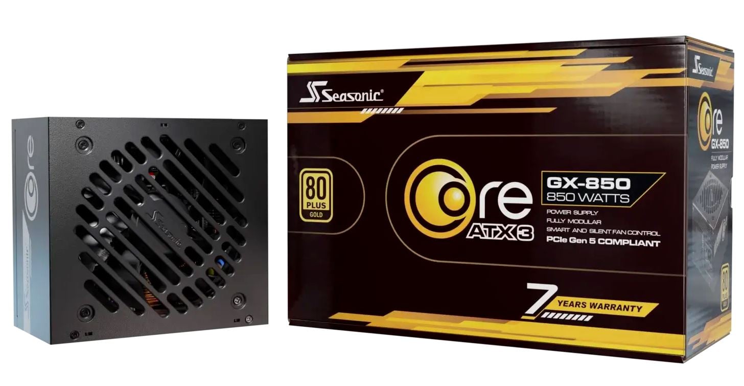 Alimentation Seasonic ATX 3 850W 80+ Gold - GX-850-V2