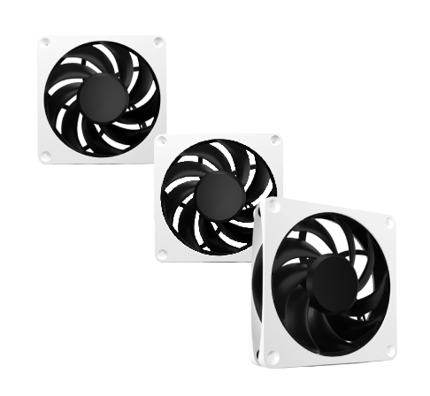 Alphacool Apex Stealth Metal 120mm- 2000rpm Blanc Pack de 3# - Ventilateur boîtier - 0