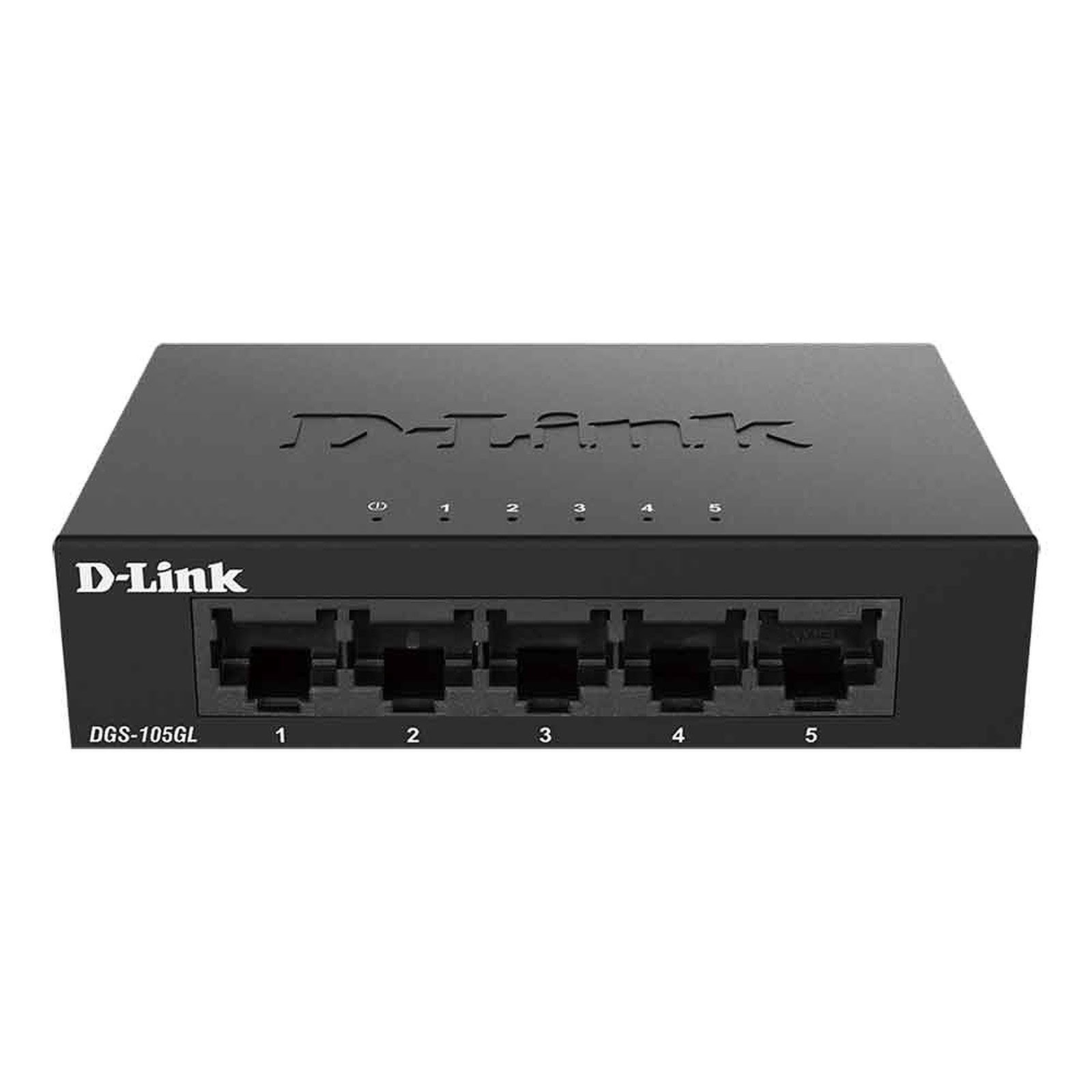 Switch D-Link 5 ports 10/100/1000 boitier métal - DGS-105GL