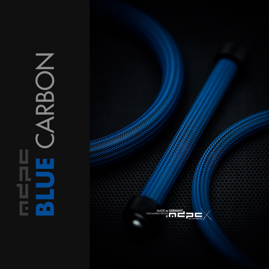 MDPC-X Blue-Carbon Cable Sleeve BIG (SL-B-BKBM) - Achat / Vente Modding sur Cybertek.fr - 0