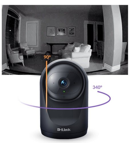 D-Link DCS-6500LH Caméra motorisé Wifi IR - Intérieur   - Webcam - 7