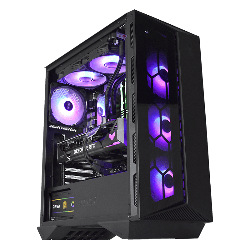 image produit  TYPHOON - i5 13600KF/16Go/1To/4070Ti (0123) Cybertek