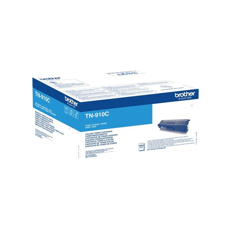 Toner Cyan 9000 pages - TN910C pour imprimante Laser Brother - 0