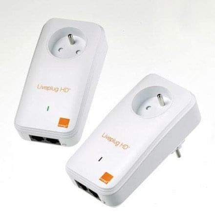 Orange Liveplug HD+ DUO 500 - Adaptateur CPL - Cybertek.fr - 0