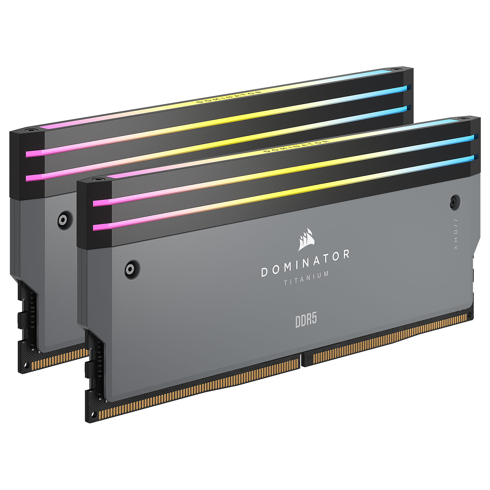 Corsair Dominator Titanium RGB 32Go (2x16Go) DDR5 6000MHz - Mémoire PC Corsair sur Cybertek.fr - 3