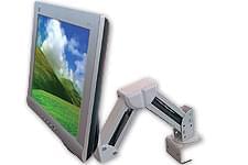 Bras articulé pivotant pour écran LCD 15"/17" - Accessoire écran - 0