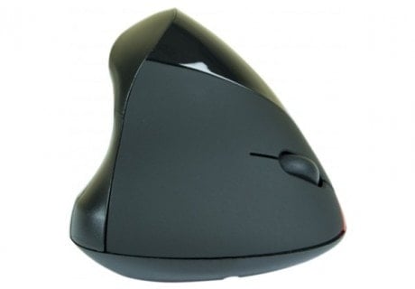 Pack souris ergonomique sans fil + tapis souris ergo design noir sur