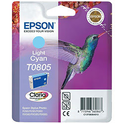 image produit Epson  Cartouche Claria T0805 Cyan clair Cybertek