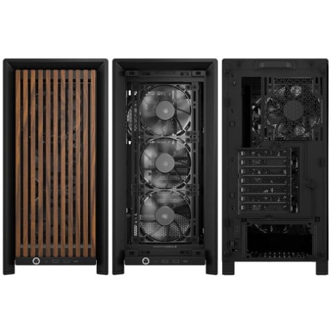 Corsair FRAME 4000D WOOD RS Noir Noir - Boîtier PC Corsair - 3