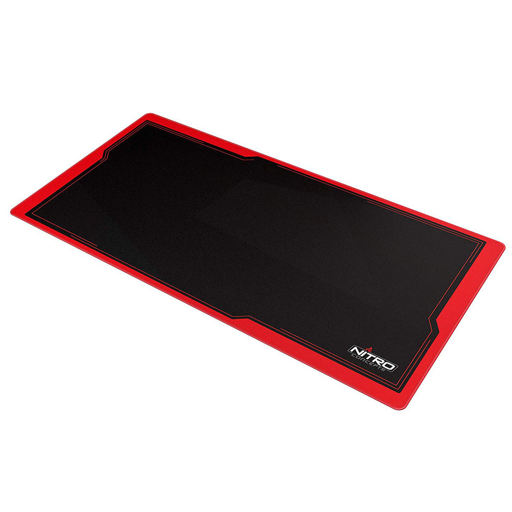 Nitro Concepts Deskmat DM9 Noir/Rouge - 90x40cm - Tapis de souris - 2