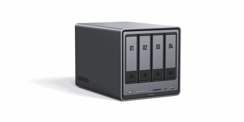 UGREEN DXP4800 - 4 Baies avec 4 disques 4To - Serveur NAS UGREEN - 4