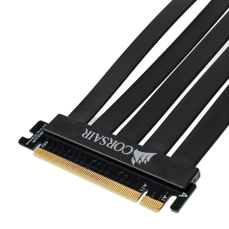 Corsair PCI-E 3.0 16X Riser Cable 30cm - CC-8900419 (CC-8900419) - Achat / Vente Accessoire carte graphique sur Cybertek.fr - 1