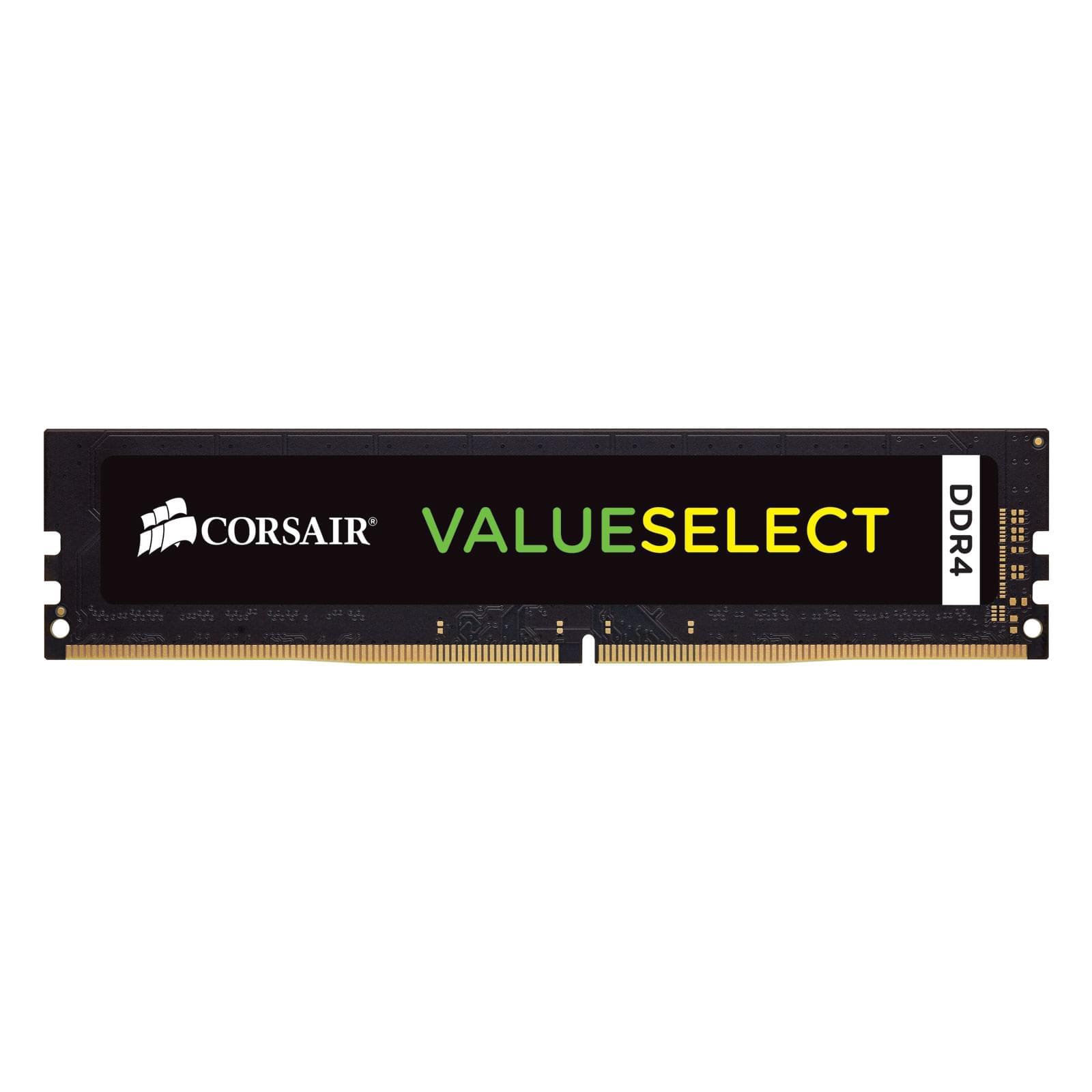 Corsair Value Select 4Go (1x4Go) DDR4 2133MHz - Mémoire PC Corsair sur Cybertek.fr - 0