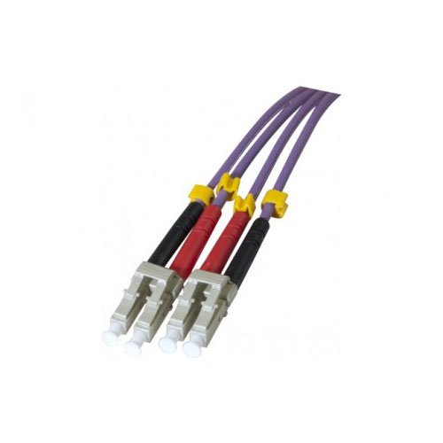Connectique réseau Cybertek Jarretière fibre optique OM3 LC/LC 50/125 -1m