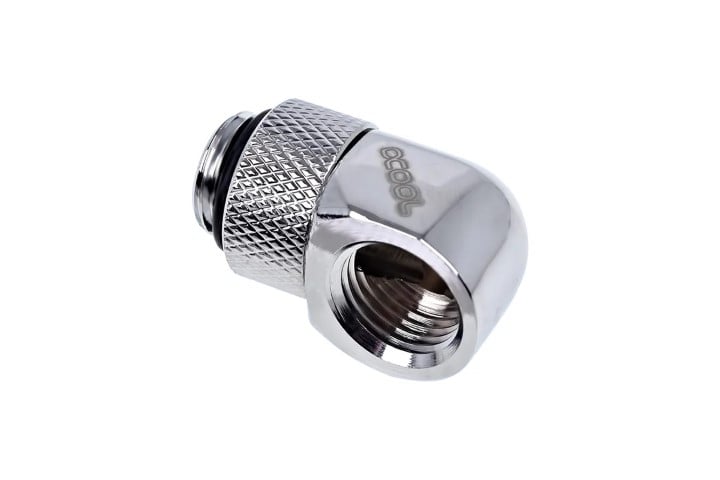 Accessoires watercooling Alphacool Raccord en L rotatif G1/4 mâle/femelle Cybertek