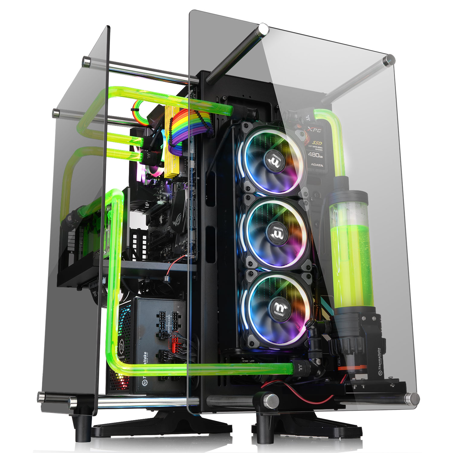 Thermaltake Core P90 Tempered Glass Transparent - Boîtier PC - 1