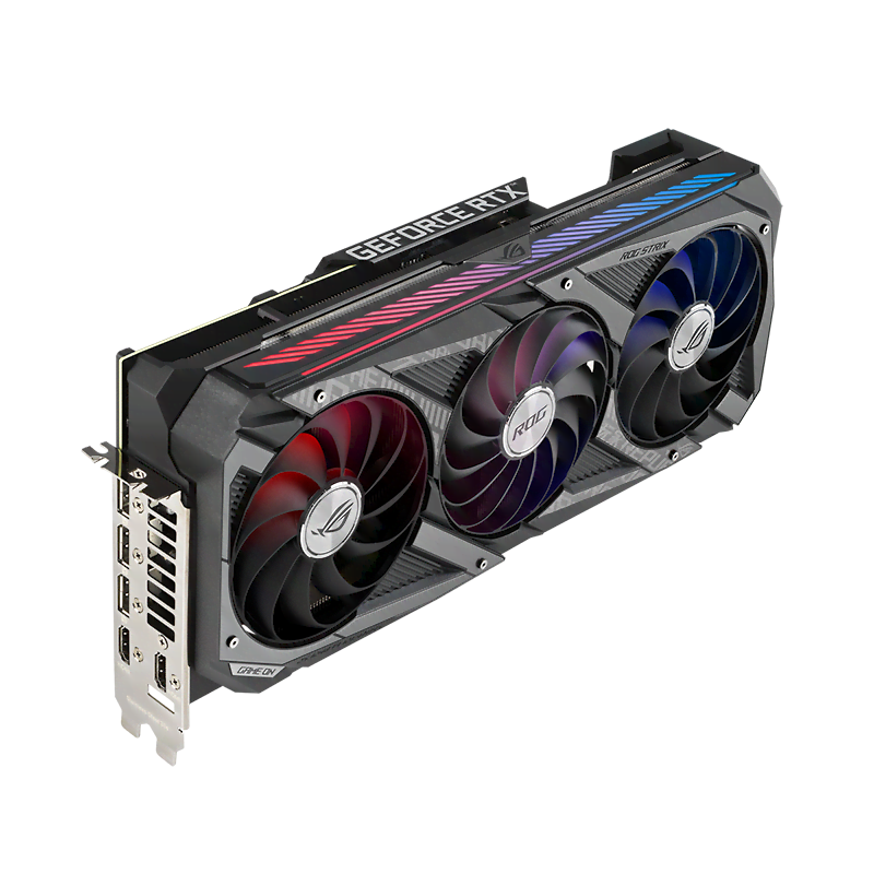 Asus ROG-STRIX-RTX3080-O10G-GAMING LHR  - Carte graphique Asus - 4