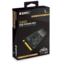 image produit Emtec X400 Power Pro 1To M.2 Cybertek