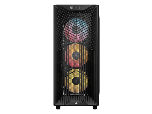 Corsair 3200D RS ARGB Smoke Noir + HX1000i SHIFT Noir Noir - Boîtier PC - 6