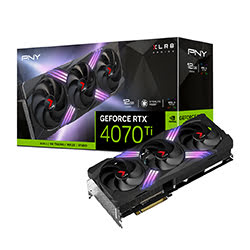 image produit PNY GeForce RTX 4070 Ti 12GB XLR8 Gaming VERTO Edition Cybertek