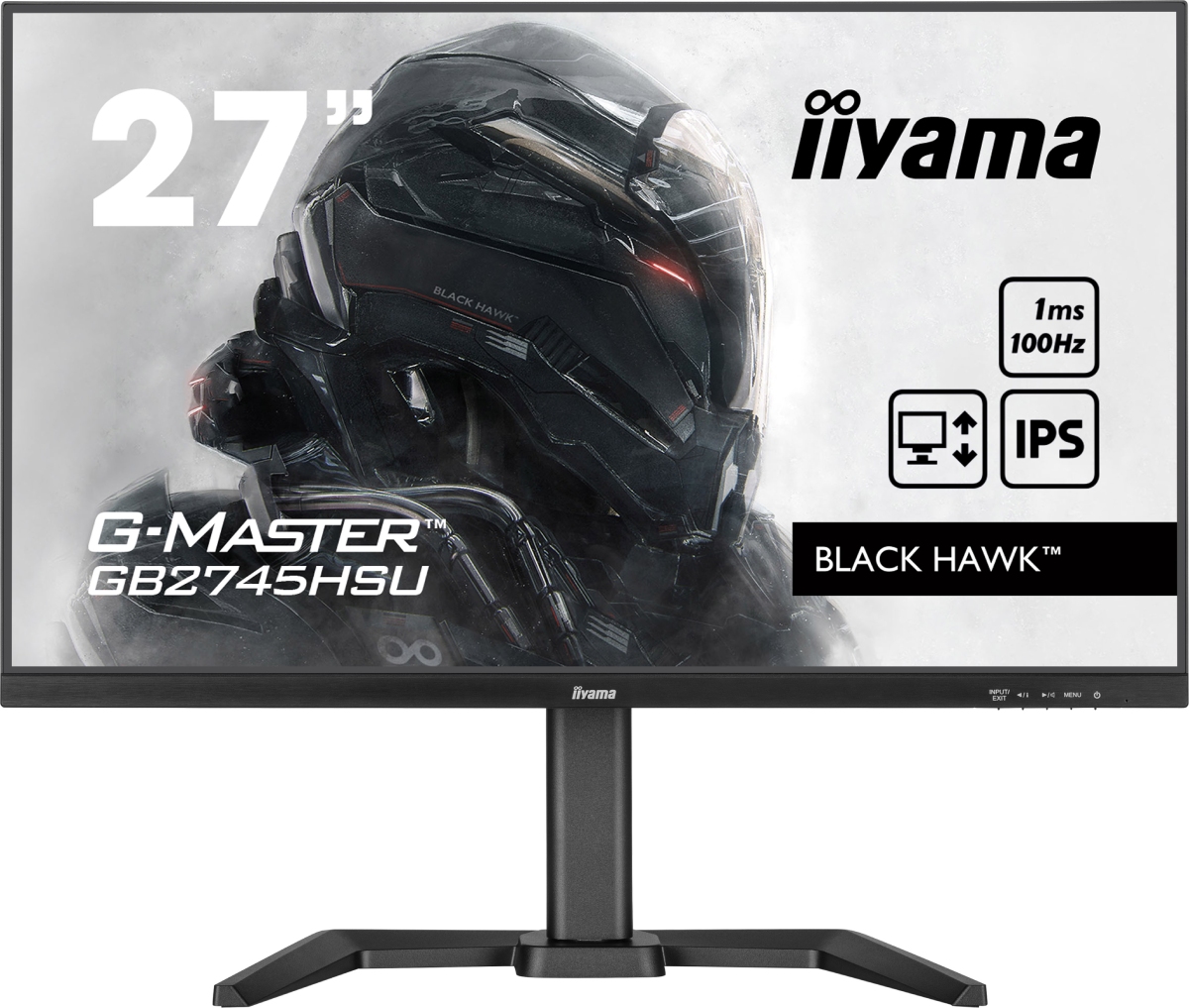 Iiyama 27"  GB2745HSU-B1 - Ecran PC Iiyama - Cybertek.fr - 0