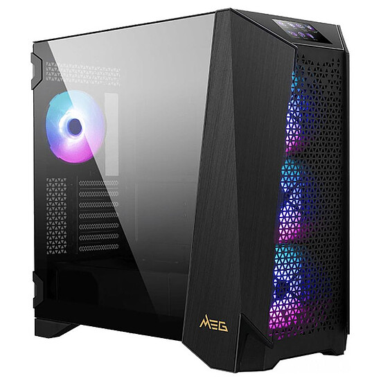 MSI Pack MSI Boitier MEG PROSPECT 700R+Alim 1000W Gold# Noir - Boîtier PC - 7