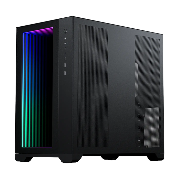 Magnium Gear Neo Qube 2 Infinity RGB TG Noir Noir - Boîtier PC - 1